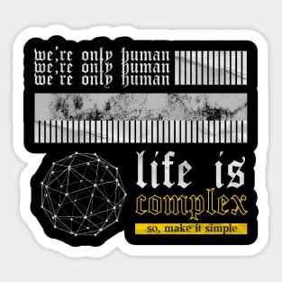 Aesthetic Quotes T-Shirt Design Sticker